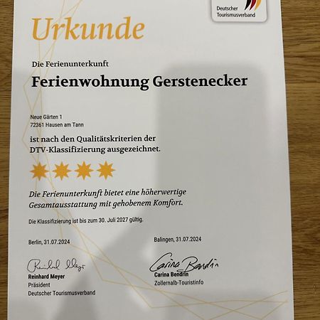 Ferienwohnung Gerstenecker Hausen am Tann Экстерьер фото